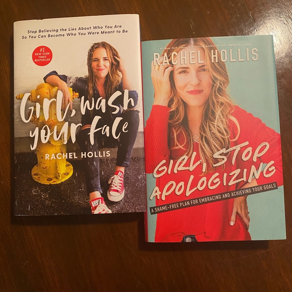 NEW Set of 2 books Girl Wash your Face and Girl Stop Apologizing